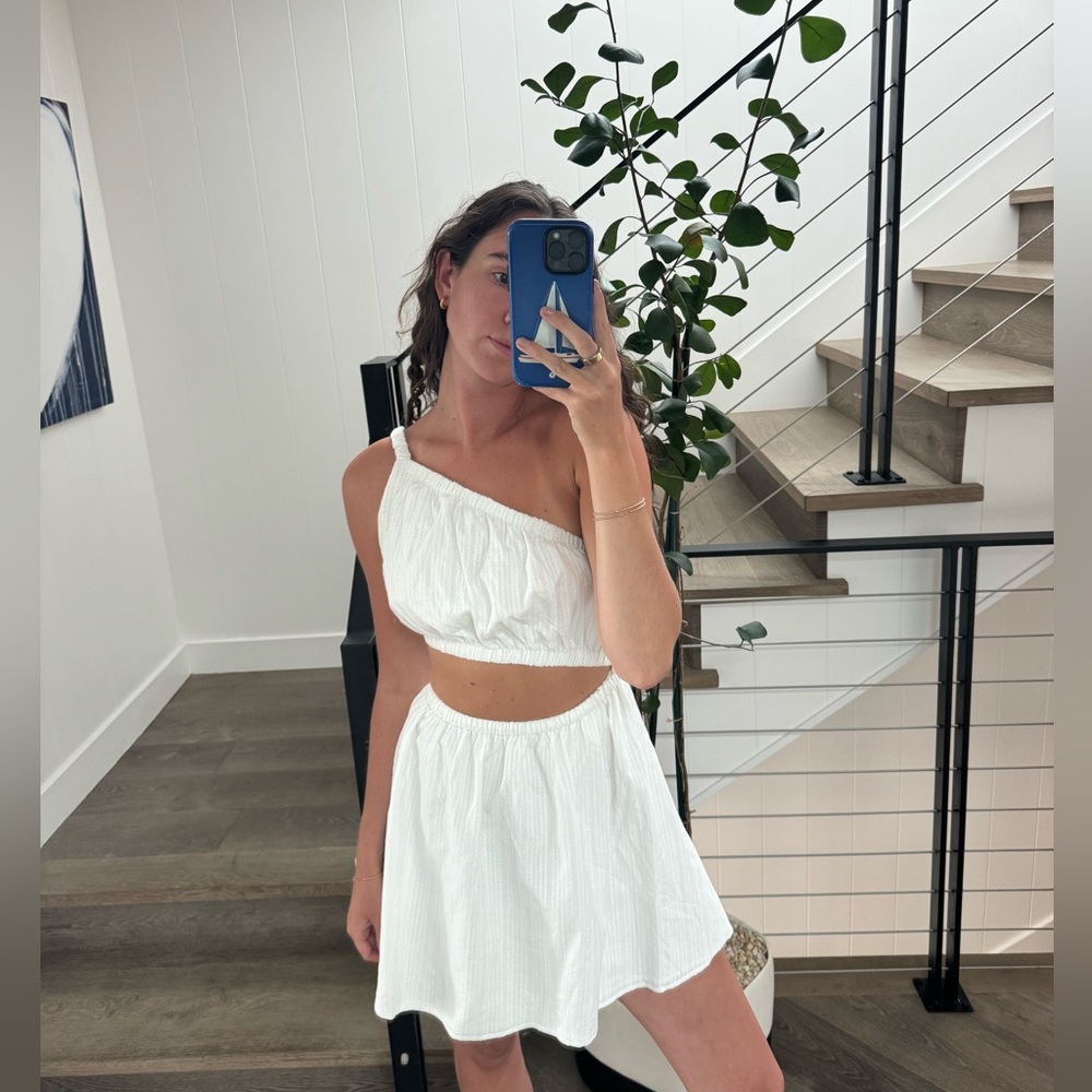 Verge Girl White Mini Dress